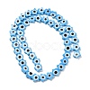 Handmade Evil Eye Lampwork Beads Strands LAMP-G166-02B-2