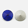 Pointed Back Glass Rhinestone Cabochons RGLA-T086-12mm-11-2