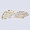 Transparent Spray Painted Glass Pendants GLAA-R212-01-A06-2