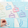 PandaHall Elite 32Pcs 8 Colors 8-Hole Mini Acrylic Earring Hanger EDIS-PH0001-83-4