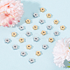 60Pcs 2 Colors Stainless Steel Ear Nuts STAS-BBC0006-40B-3