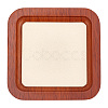 Square Wood Jewelry Plate AJEW-WH0401-71A-1