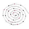 Brass Oval & Flat Round Link Chains CHC-TA0001-23-2