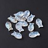 Transparent Electroplate Glass Beads X-GLAA-I050-10K-2