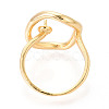 Oval Brass Cup Peg Ring Settings LS-KK-N274-38G-3