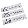 430 Stainless Steel Sign Stickers STAS-GF0001-06D-1