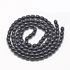 Baking Paint Glass Beads Strands X-DGLA-S115-8x6mm-Y49-2