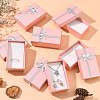 Valentines Day Wife Gifts Packages Cardboard Jewelry Set Boxes with Bowknot and Sponge Inside X1-CBOX-R013-4-5