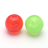 Imitation Jade Acrylic Beads SACR-S188-08mm-M-2