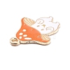 Autumn Theme Alloy Enamel Pendants ENAM-E361-03LG-4
