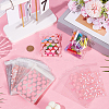 4 Bags 4 Styles Printed Transparent OPP Cellophane Storage Bags OPP-SP0001-07B-4