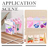 100Pcs Rectangle Gradient Color Paper Hair Clip Display Cards CDIS-TA0001-32-8