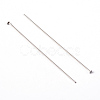 Platinum Color Brass Flat Head Pins Fit Jewelry Making Findings X-HP5.0cmCY-NF-2
