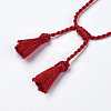 Polyester DIY Braided Bracelet Making MAK-K018-A09-2