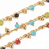 Handmade Glass Beaded Chains CHC-E018-C07-1