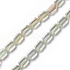 Electroplate Glass Beads Strands EGLA-L042-HR03-1