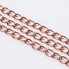 Brass Twisted Chains CHC-Q001-5x4mm-R-1