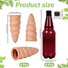 6Pcs PET Plastic Bottle with Screw Lid AJEW-NB0009-02B-2