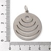 Non-Tarnish 304 Stainless Steel Pendants STAS-C086-05C-P-3
