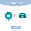 200Pcs Transparent Handmade Lampwork Beads LAMP-HS0001-10-2