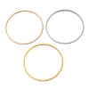 3Pcs 304 Stainless Steel Polishing Plain Bangles Kit BJEW-G695-02A-1