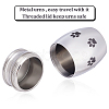 2Pcs 2 Style 316 Stainless Steel Pet Cinerary Casket AJEW-CN0001-20A-4