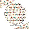 2M Brass Enamel Flower Link Chains CHC-SZ0001-35-2