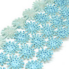 Glitter Powder Polyester Ribbons X-SRIB-S048-04E-3