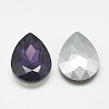 Pointed Back Glass Rhinestone Cabochons RGLA-T081-7x10mm-16-2