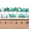 Dyed Natural White Jade Beads Strands G-T139-8mm-45A-5