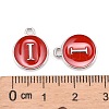 Platinum Plated Alloy Enamel Charms LS-ENAM-S118-03I-P-3