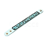 Faux Suede Snap Cord Bracelet LS-BJEW-F428-14-1