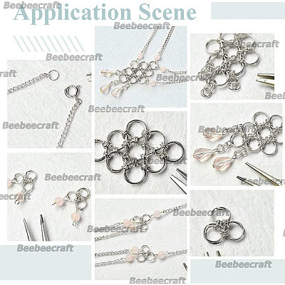120Pcs Brass Split Rings KK-BBC0023-11B-1