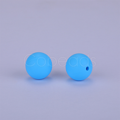 Round Silicone Focal Beads LS-SI-JX0046A-14-1