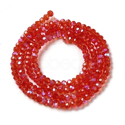 Electroplate Transparent Glass Beads Strands EGLA-A035-T3mm-L01-1