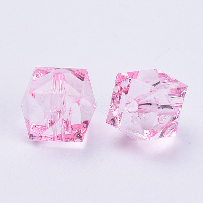 Transparent Acrylic Beads X-TACR-Q259-10mm-V03-1