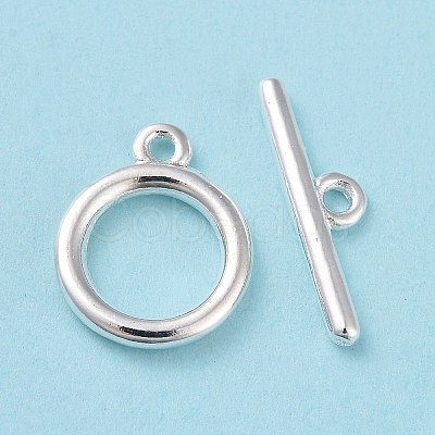 Eco-friendly Brass Toggle Clasps X-KK-D082-14S-1