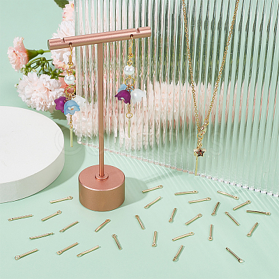 30Pcs Brass Pendants KK-BBC0012-27-1