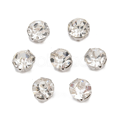 Flat Round Sew on Rhinestone Montee Beads STAS-B107-01C-01P-1