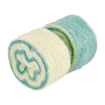 Gradient Segment Dyed Super Fine Mohair Yarn DIY-TAC0033-03D-1