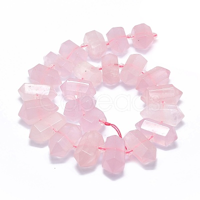 Natural Rose Quartz Beads Strands G-F715-035-1