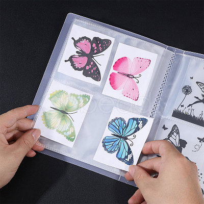 Globleland 1 Book Transparent PP Plastic Photocard Storage Albums AJEW-GL0002-22B-1