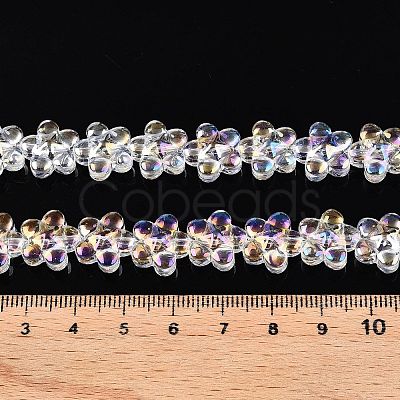 Electroplate Glass Beads Strands EGLA-T028-02A-1