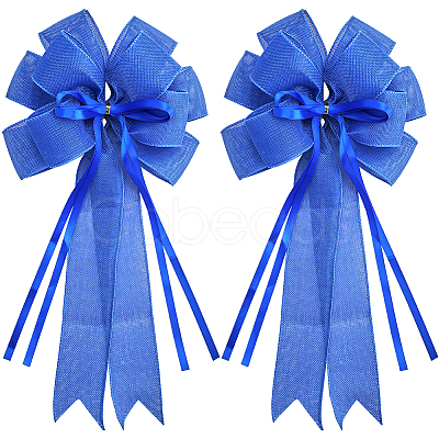 Polyester Big Bowknot FIND-WH0126-414H-1