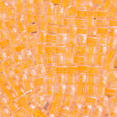 Transparent Inside Colours Glass Seed Beads SEED-T007-11G-1