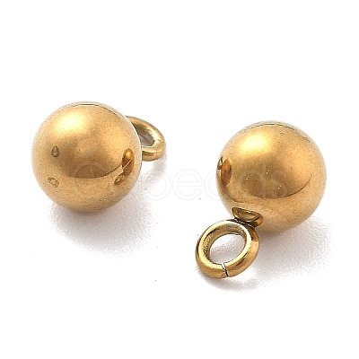 Ion Plating(IP) 304 Stainless Steel Charms STAS-R138-06G-02-1