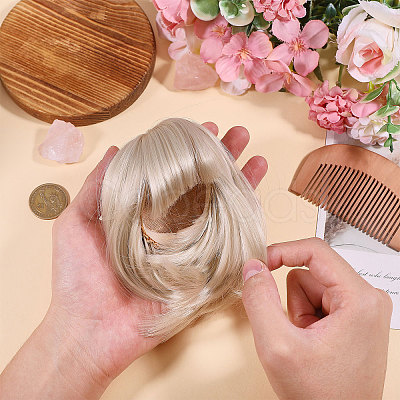 1Pc Silky Thread Wig Caps AJEW-CA0005-14C-1