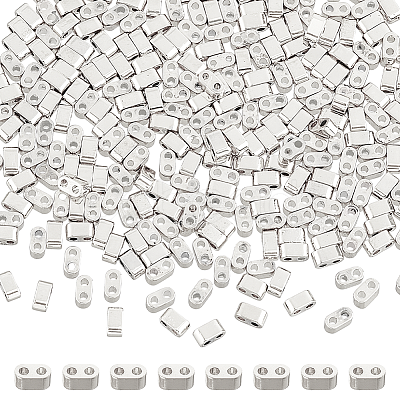 300Pcs Electroplated Non-magnetic Synthetic Hematite Beads G-DC0001-45S-1