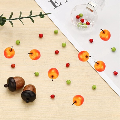 30Pcs 3 Style Mini Clay Imitation Apples DJEW-CA0001-31-1