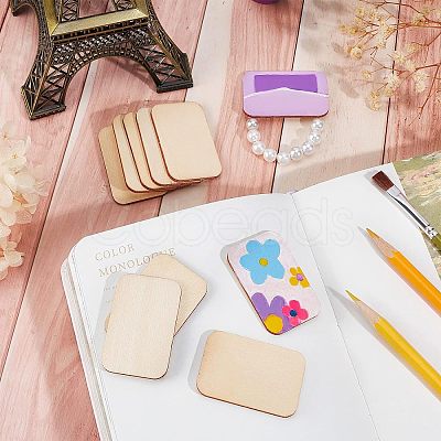 Poplar Wood Cabochon WOOD-NB0001-95-1